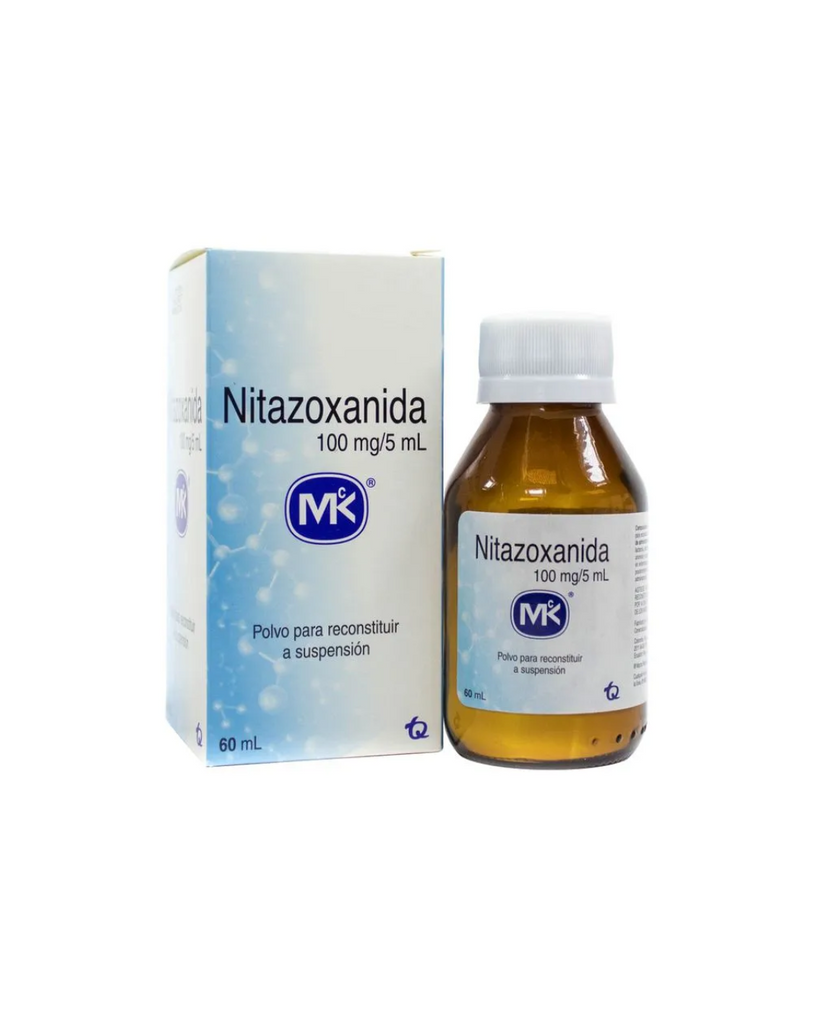 Nitazoxanida 100Mg/5Ml(2%) Gran Suspención Oral Frasco X 60Ml Mk