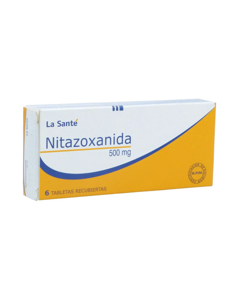 Nitazoxanida 500Mg Caja X 6 Tabletas Recubiertas