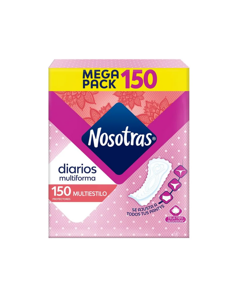 Nosotras Protectores MULTIESTILO x150uni Toallas