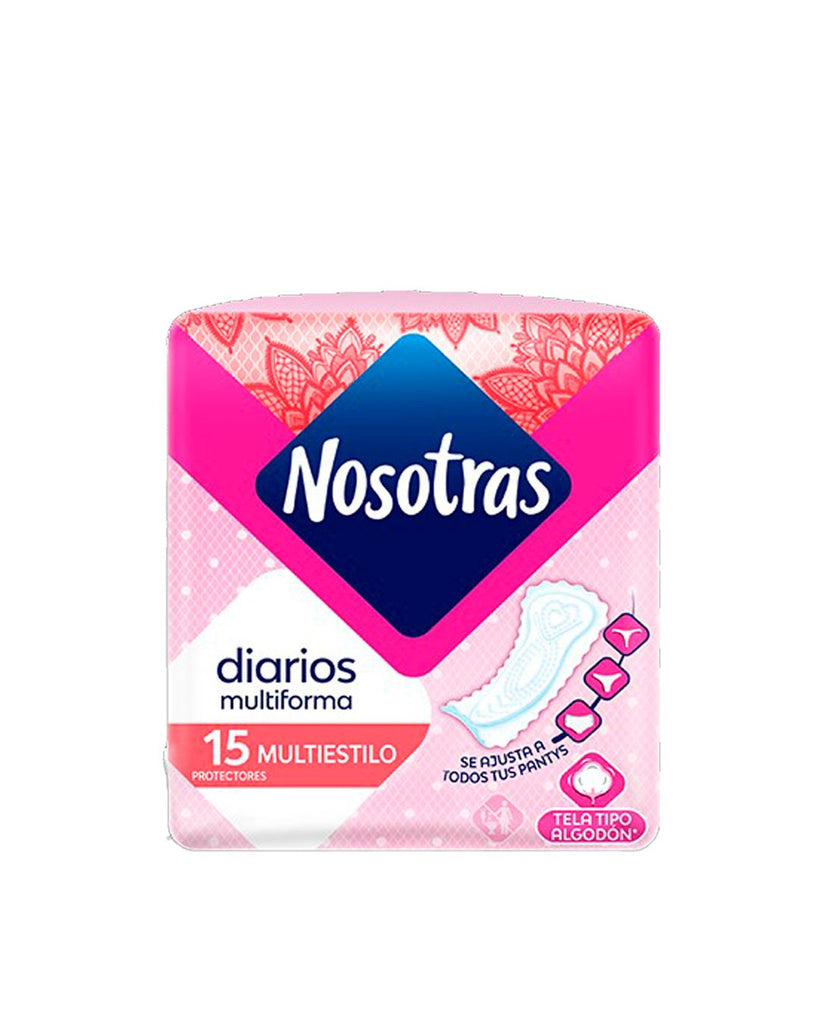 Nosotras Protectores MULTIESTILO x15uni  Toallas