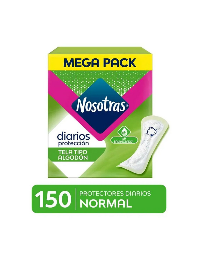 Toallas nosotras Protectores diarios NORMAL x150