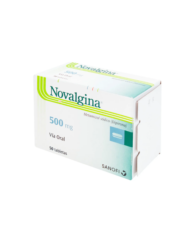 Novalgina 500 Mg Sanofi Caja X 50 Tabletas.