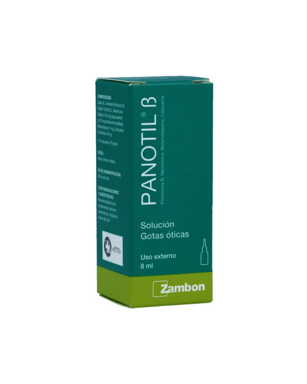 Panotil Beta Solución Gotas Ótica 8mL (ZAMBON)