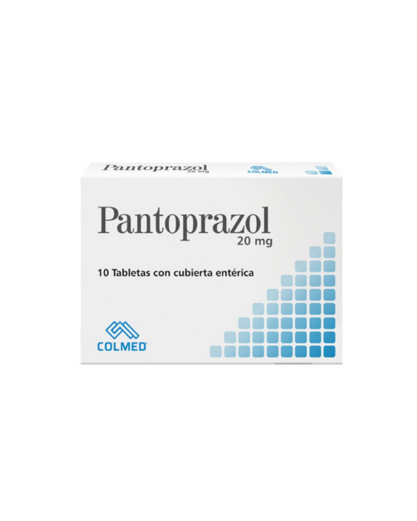 Pantoprazol 20 Mg Colmed Caja X 10 Tabletas Cubiertas