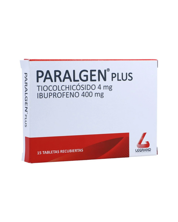 Paralgen Plus (4+400)Mg Caja X 15 Tabletas Recubiertas (LEGRAND)