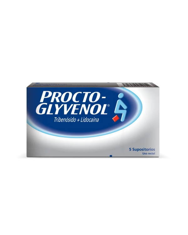 Procto Glyvenol Caja X 5 Supositorios