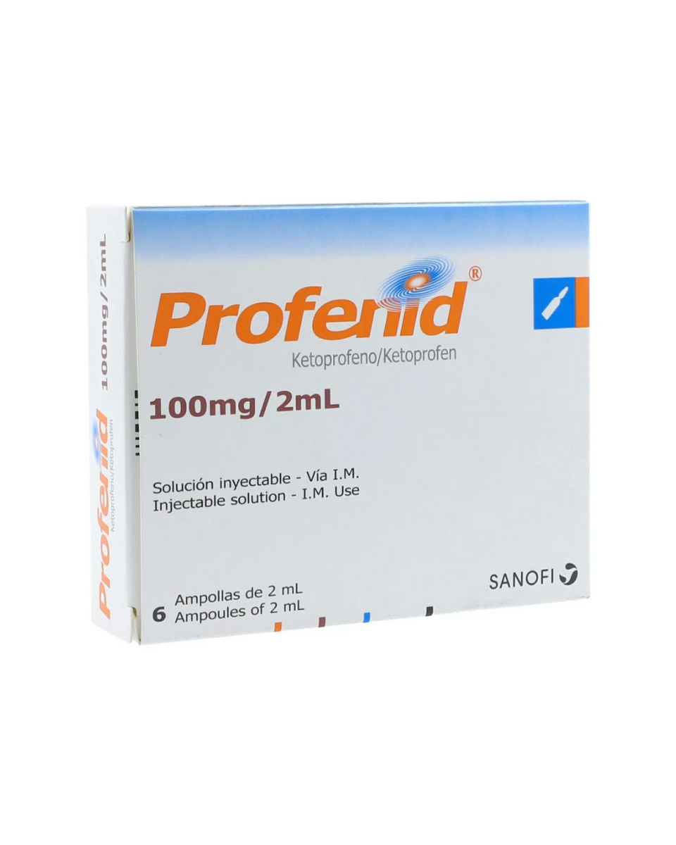 Profenid 100Mg/2mL(50Mg/mL) Solución Inyectable Caja X 6Ampolla X 2mL ...