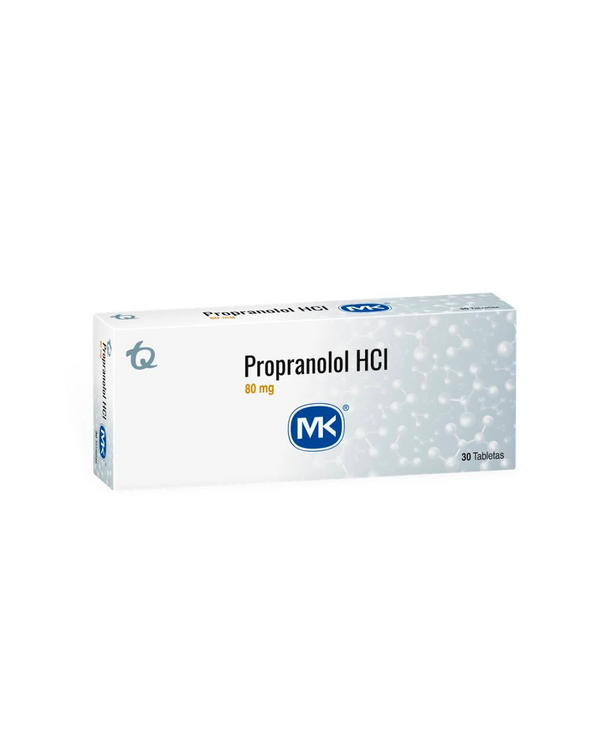 Propranolol 80Mg Tabletas Caja X 30 (Mk)