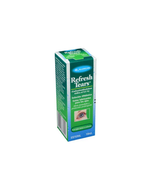 Refresh Tears Caja Con Frasco X 10 Ml - Lubricante Ocular