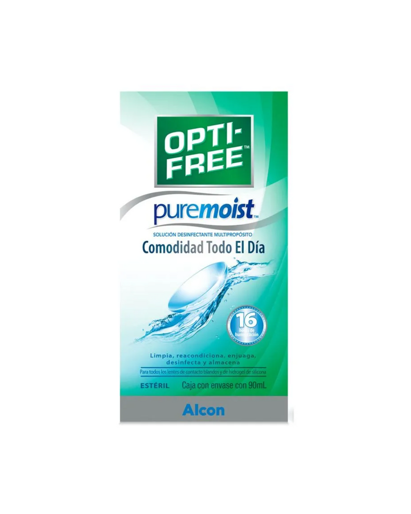 SOLUCION DESINFECTANTE MULTIPROPOSITO OPTIFREE PUREMOIST