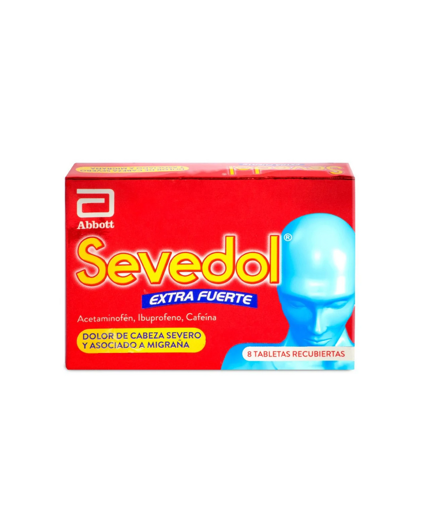 Sevedol Extra Fuerte Caja X 8 Tabletas