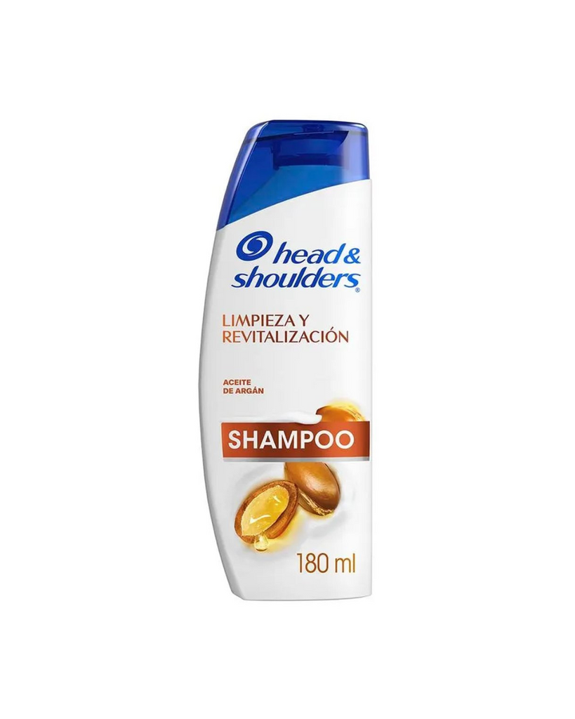Shampoo head and shoulders limpieza y revitalizacion 180ml