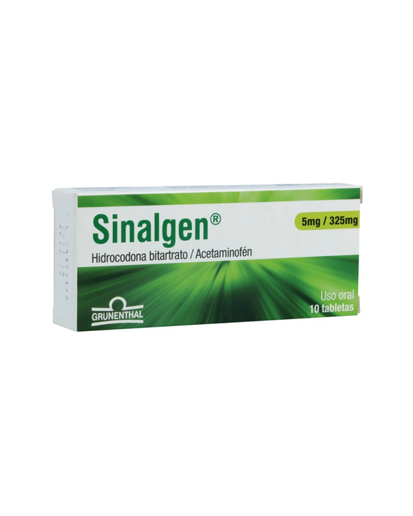 Sinalgen (325+5)Mg Caja X 10 Tabletas