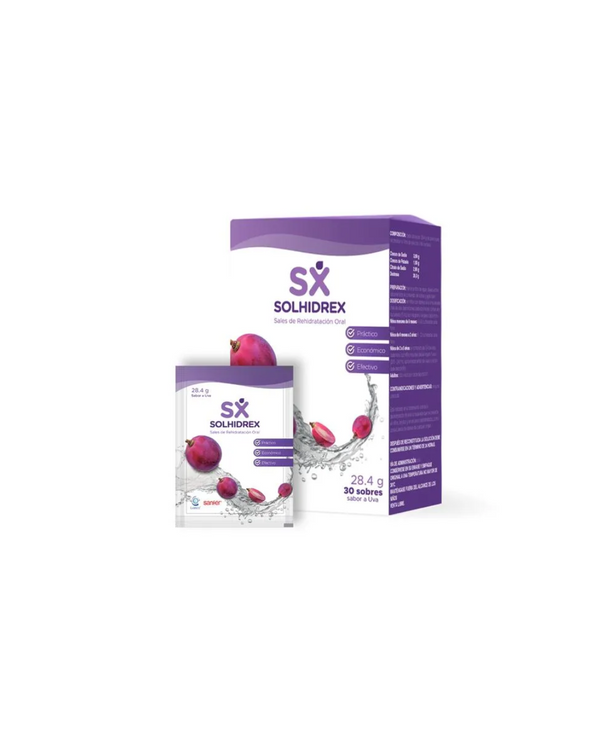 Solhidrex Sales Rehidratacion Uva X 30 Sobres