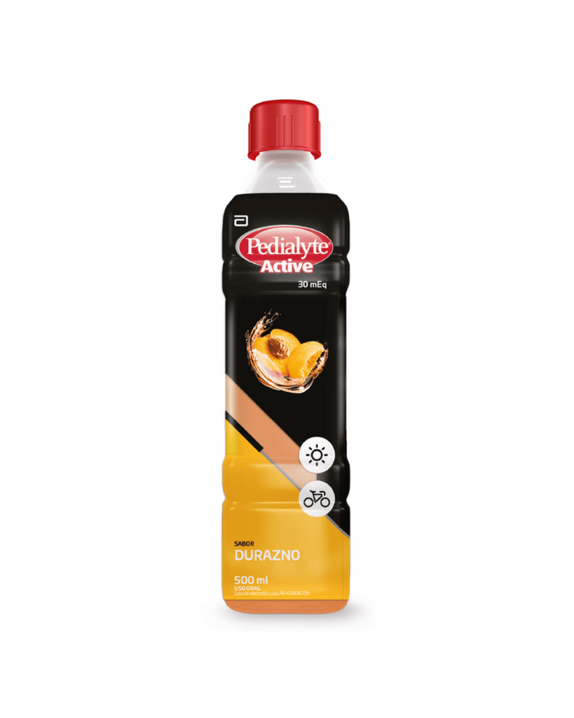 Suero de rehidratacion Pedialyte Active 30 Durazno 500 mL