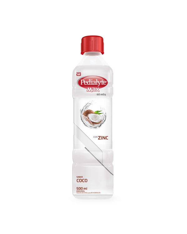 Suero de rehidratacion Pedialyte Max 60 Coco 500 ml