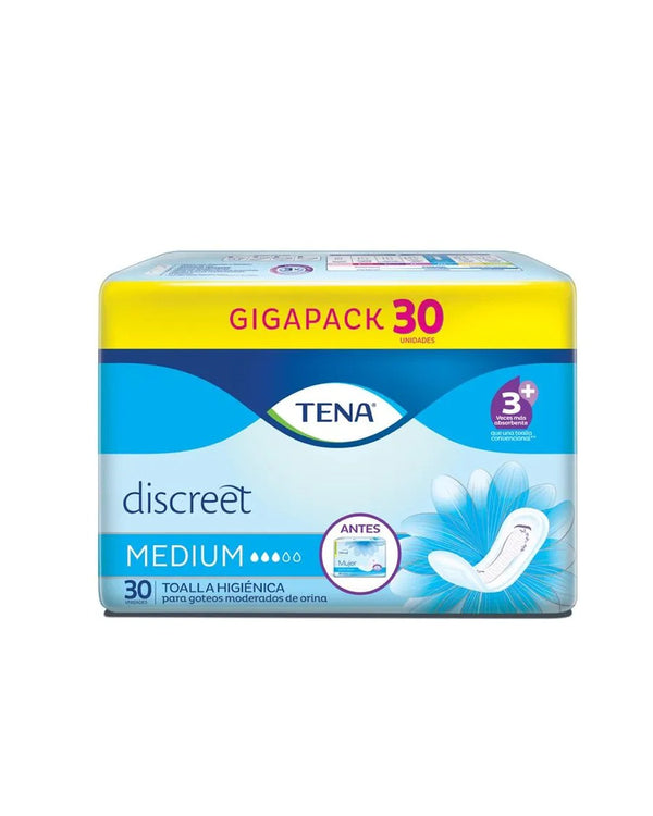 TENA Discreet Medium Gigapack x30 Toallas