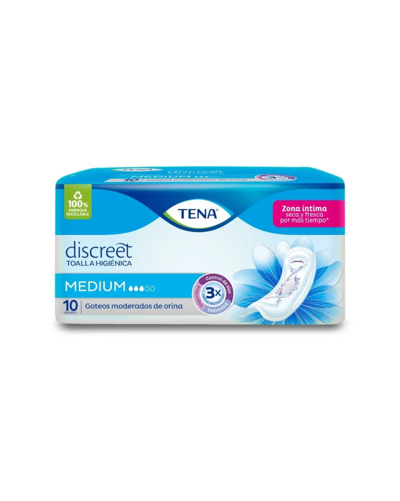 TENA Discreet Medium Toallas