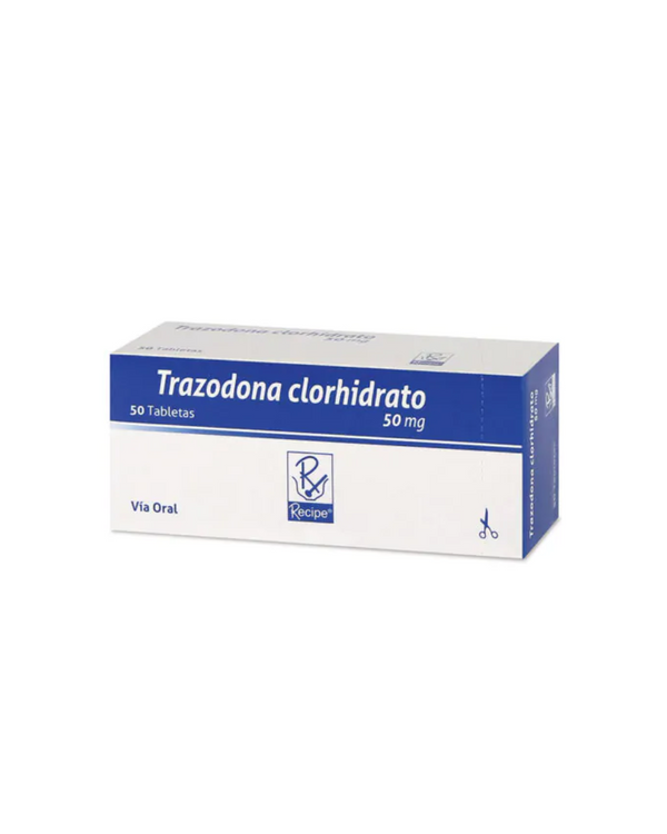 TRAZODONA 50mg RC 50 Tabletas