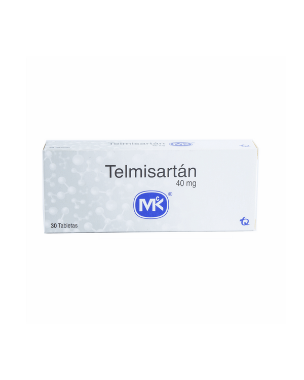 Telmisartan MK 40Mg Caja X 30 Tabletas