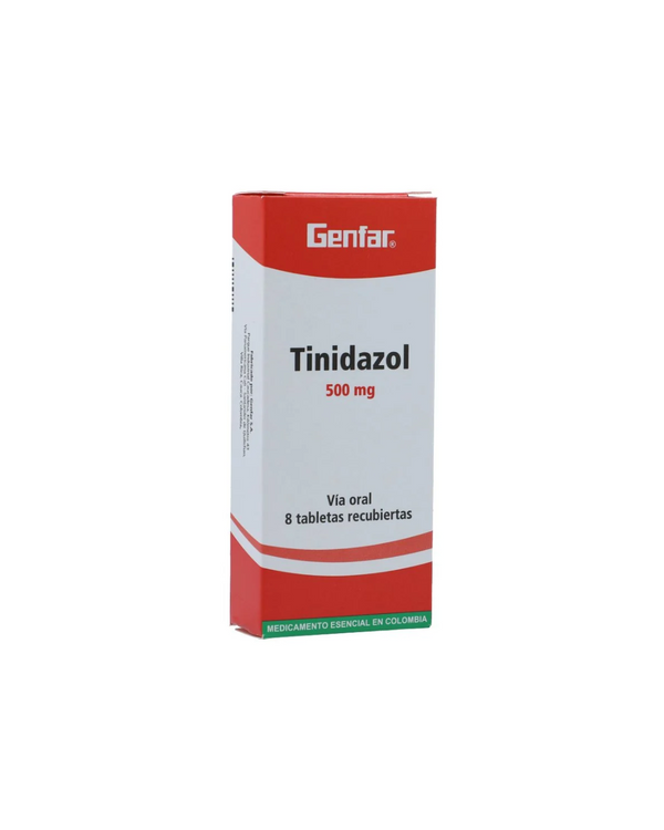 Tinidazol Genfar 500Mg Caja X 8 Tabletas