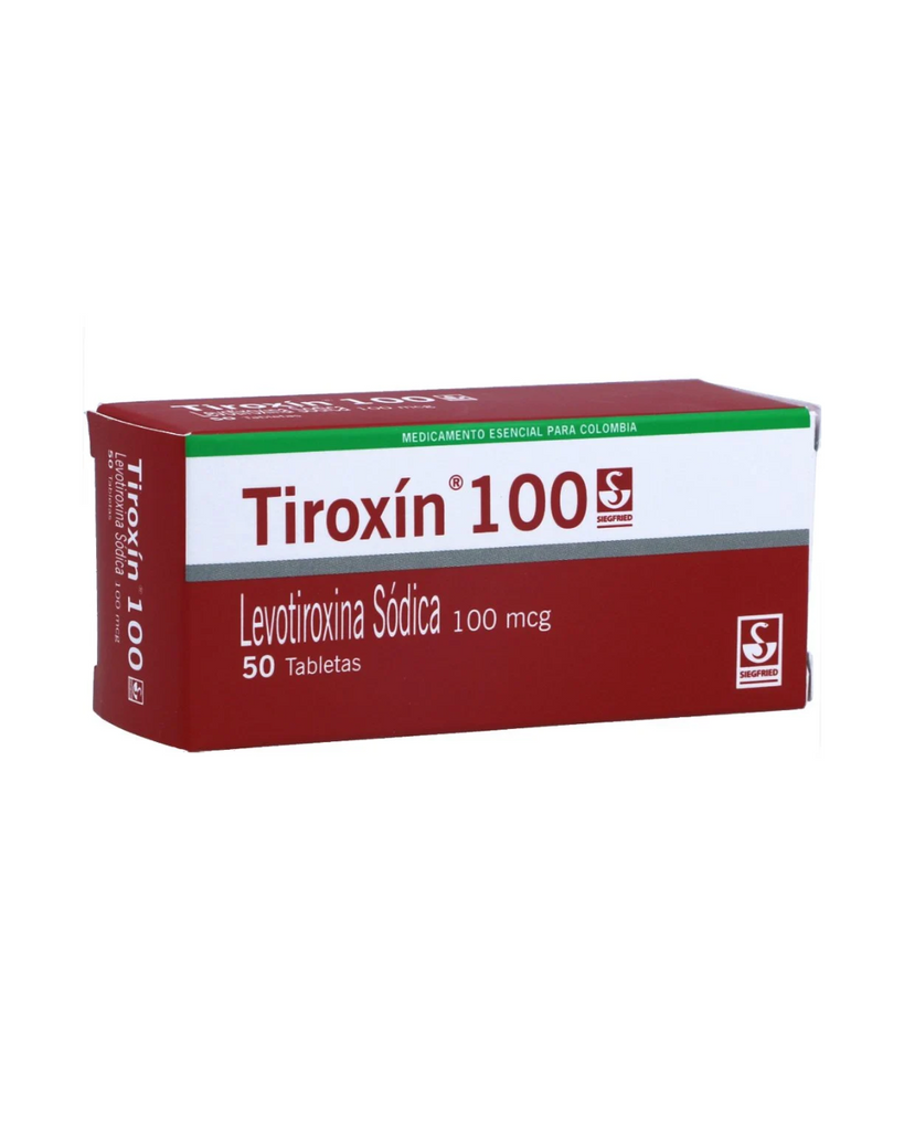 Tiroxín Tabletas 100Mcg Caja X 50