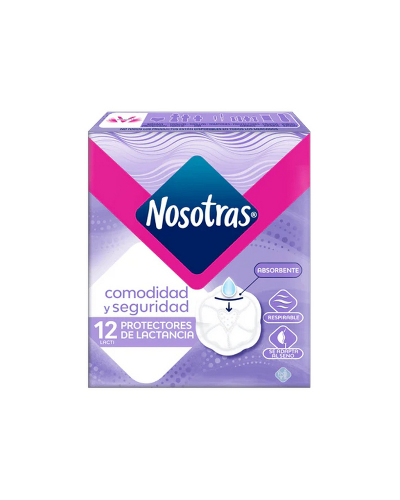 Toallas nosotras protectores de lactancia x12uni