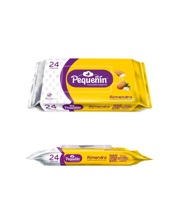 Toallitas humedas Pequeñin Almendra x24uni Bebe