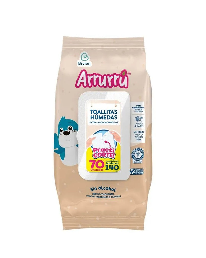 Toallitas humedas arrurru avena 70uni Bebe