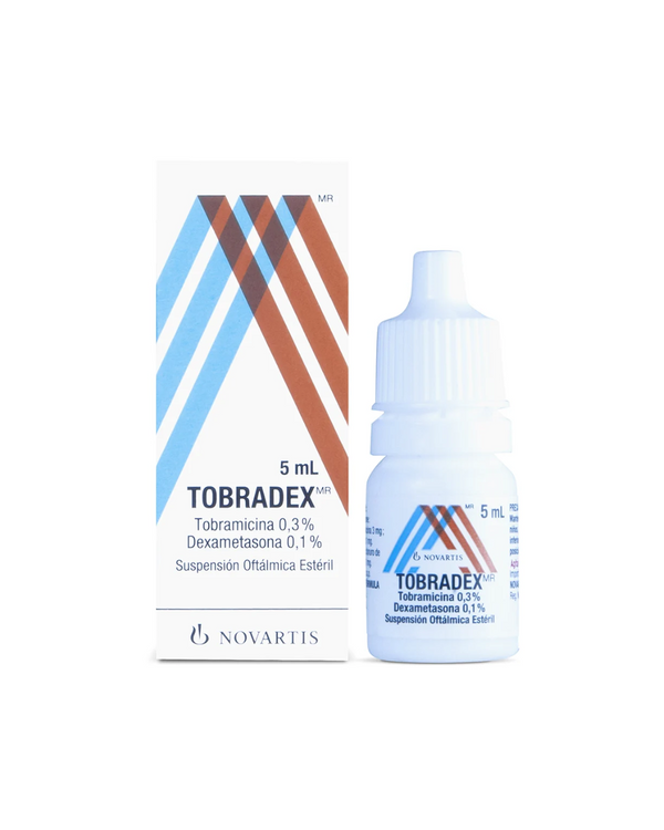Tobradex Suspensión Oftalmológica Estéril 0.3%+0.1% Frasco X 5mL