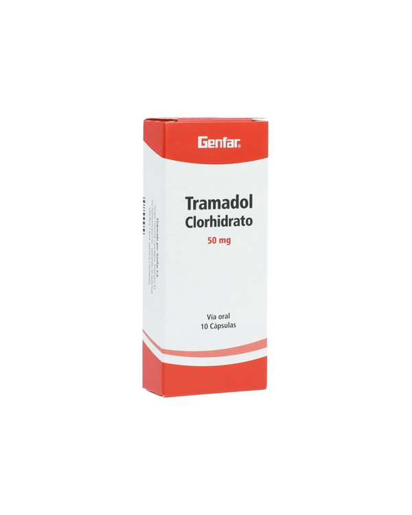 Tramadol 50Mg Cápsula Caja X 10 Genfar