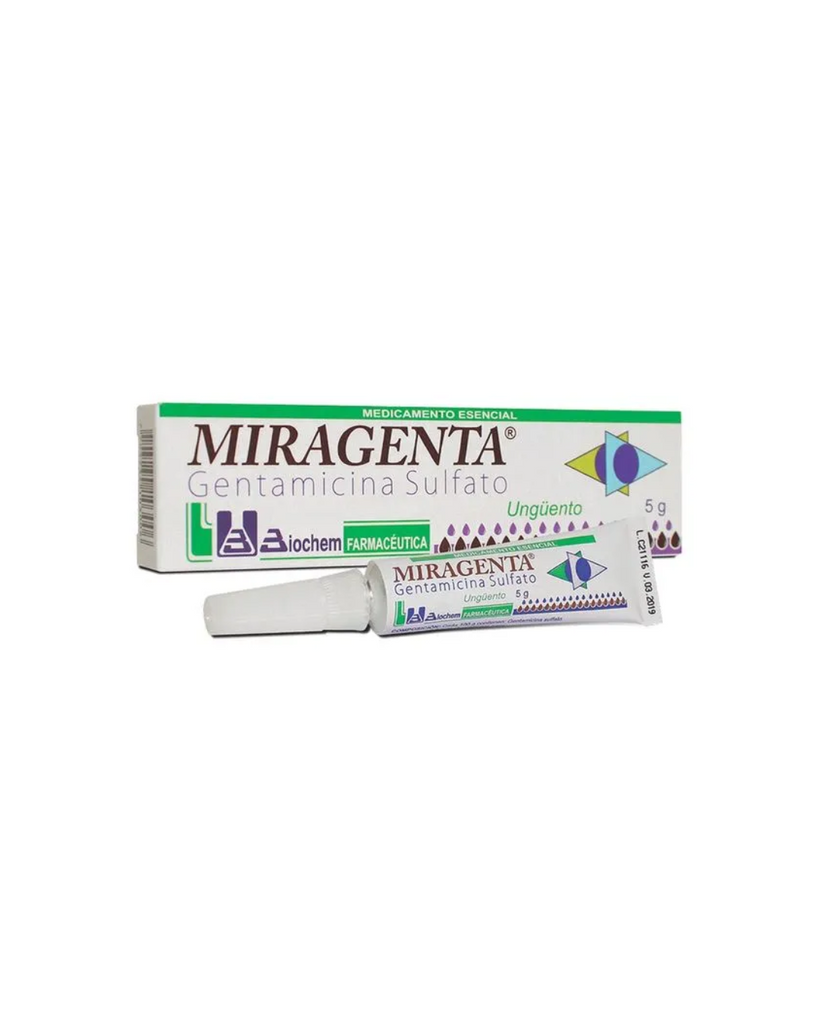Ungüento Miragenta Gentamicina Sulfato Biochem X 5G
