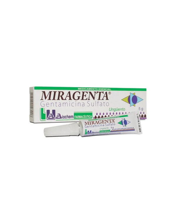 Ungüento Miragenta Gentamicina Sulfato Biochem X 5G