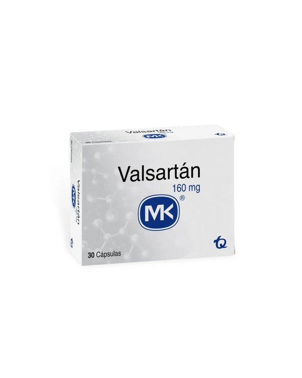 Valsartán 160 Mg Caja X 30 Capsulas (MK)