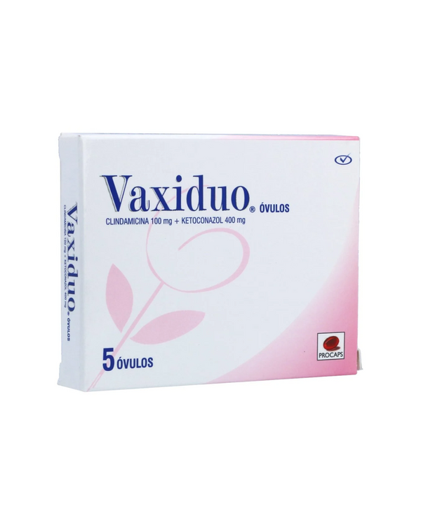 Vaxiduo (100+400)Mg Caja X 5 Óvulo Vaginal