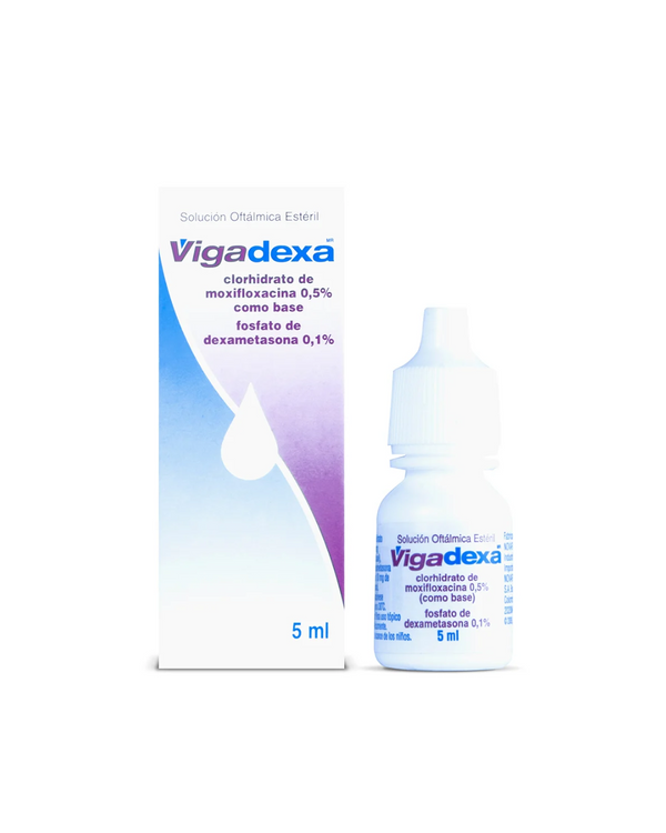 Vigadexa Solución Oftálmica Estéril Frasco X 5mL