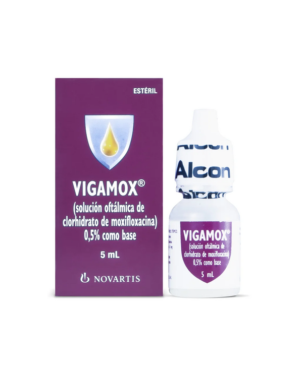 Vigamox Solución Oftalmica 0,5% Frasco X 5mL