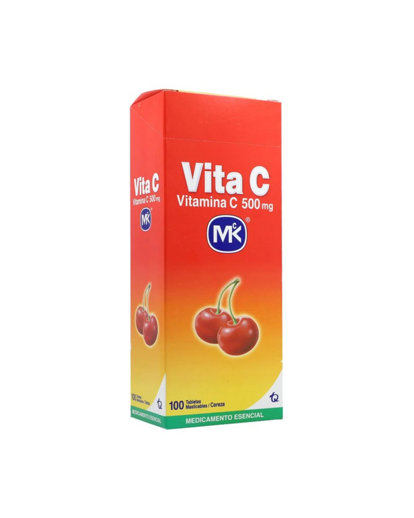 Vita C Tabletas Masticables Sabor a Cereza
