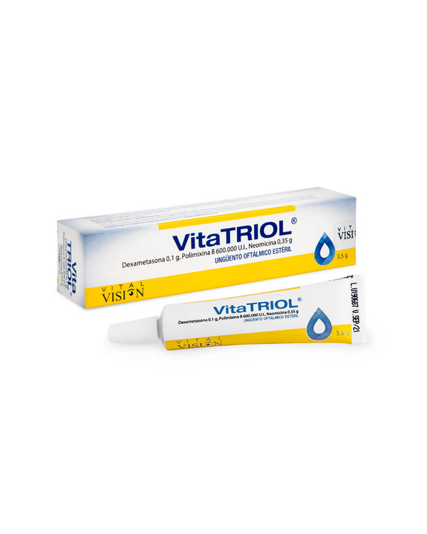 Vitatriol 3.5mg/1mg/6000ui Unguento Oftálmico