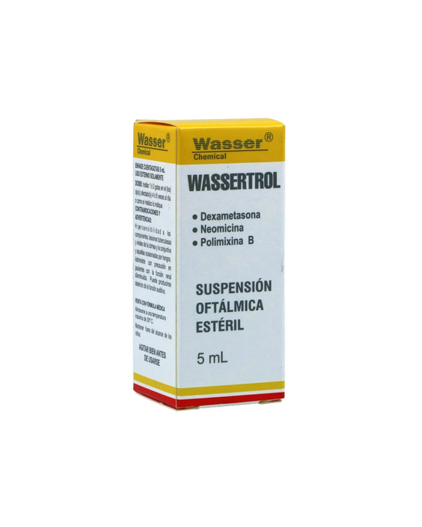 Wassertrol Solución Oftálmica Estéril Frasco X 5mL