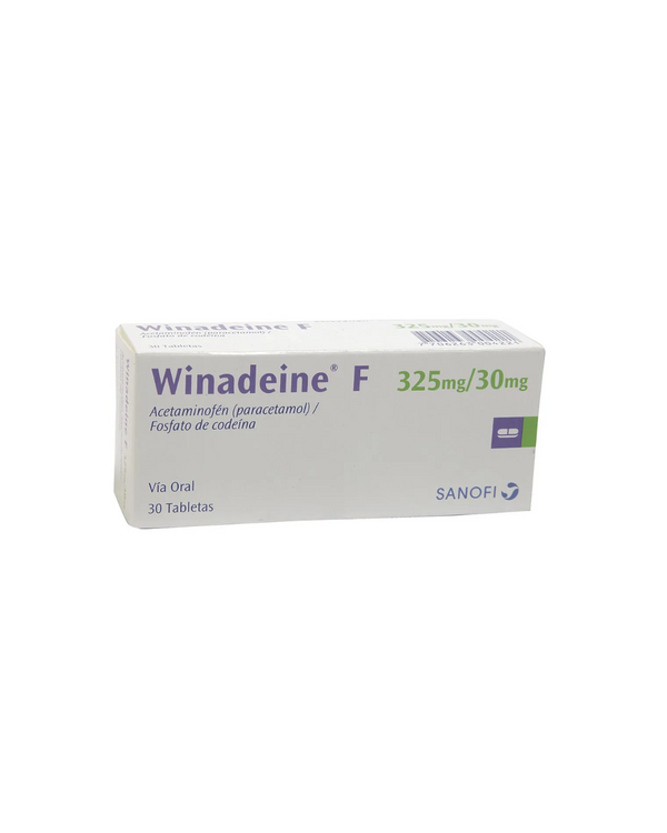 Winadeine F 325 Mg/30 Mg Tableta