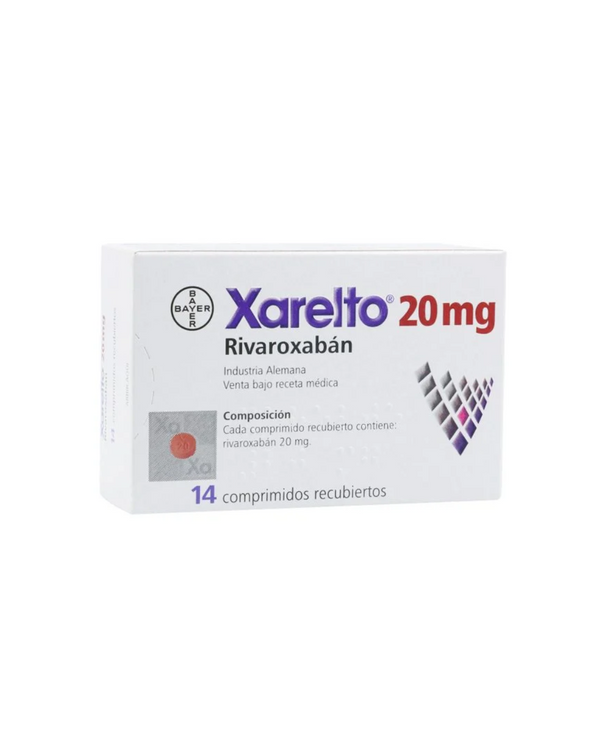Xarelto Tabletas Recubiertas 20Mg Caja X 14