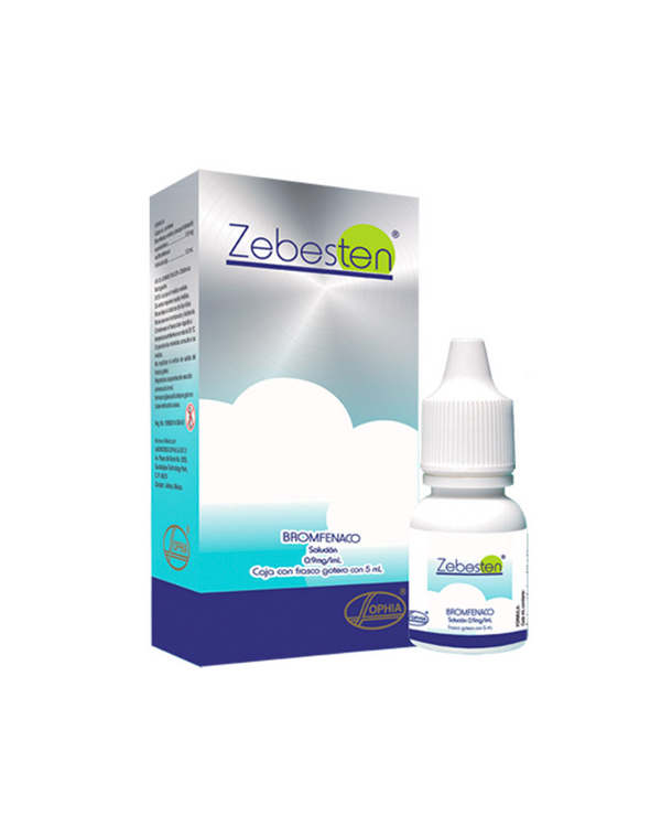 Zebesten Solucion Oftalmica 0.09% Frasco 5 ml