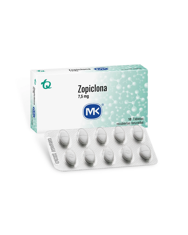 Zopiclona 7.5 Mg Caja 10 Tabletas (MK)