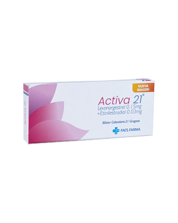 Activa-21 0.15 mg/0.03 mg caja x 21 grageas
