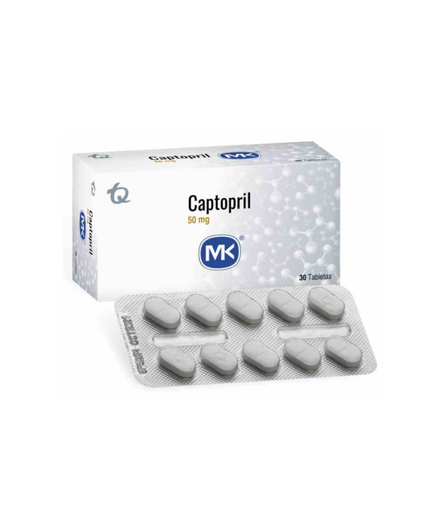 Captopril mk 50 mg x 30 tablet
