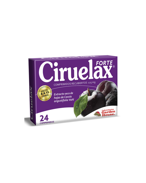 Ciruelax Forte 125 mg caja x 24 comprimidos recubiertos