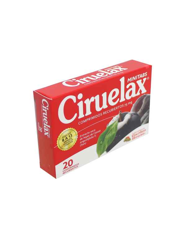 Ciruelax Minitabs 75 mg caja x 20 comprimidos recubiertos