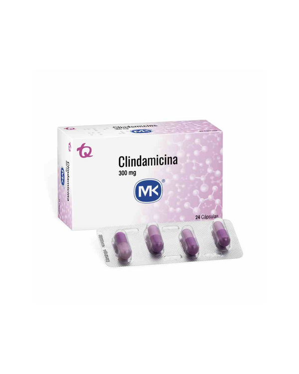 Clindamicina m-k 300 mg caja x 24 capsulas