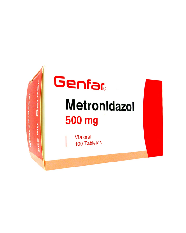 Metronidazol 500 Mg Genfar Blíster X 10 Tabletas